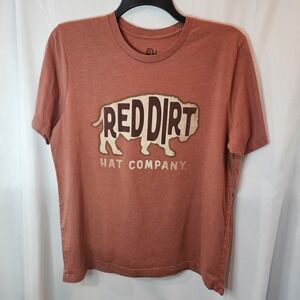 Red Dirt Hat Co Unisex  XL Graphic Western T-Shirt Short Sleeve Cotton Blend